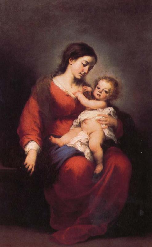 Bartolome Esteban Murillo Virgin and the Son oil painting image